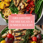 Summer Nicoise Salad with Grilled Fish Recipe