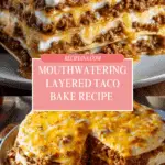 Easy Layered Taco Bake Recipe