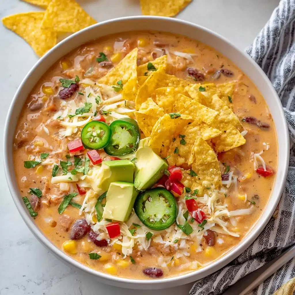 Crockpot Vegetarian Tortilla Soup Recipe - Recipe Image
