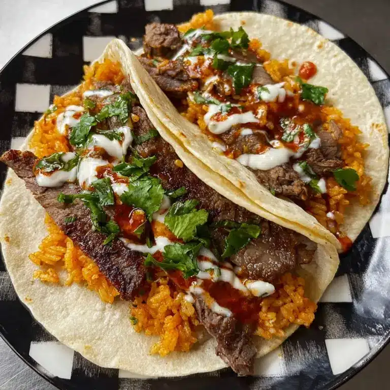 Steak Cheese and Rice Recipe