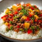 Beef Pepper Rice Bowl is a delicious meal option Recipe