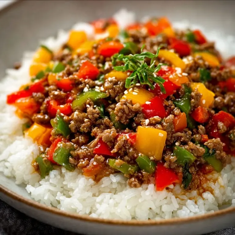 Beef Pepper Rice Bowl is a delicious meal option Recipe
