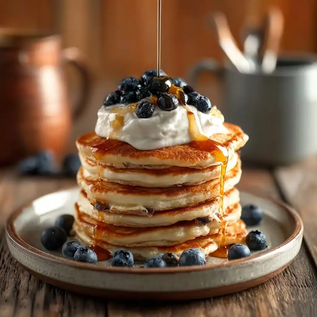 Greek Yogurt Protein Pancakes (180 calories, 17g protein) Recipe - Recipe Image