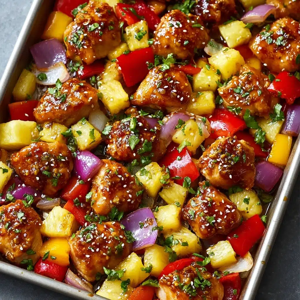 Hawaiian Chicken Sheet Pan Recipe - Recipe Image