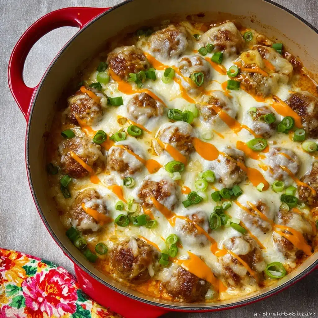 Baked Enchilada Meatballs Recipe - Recipe Image