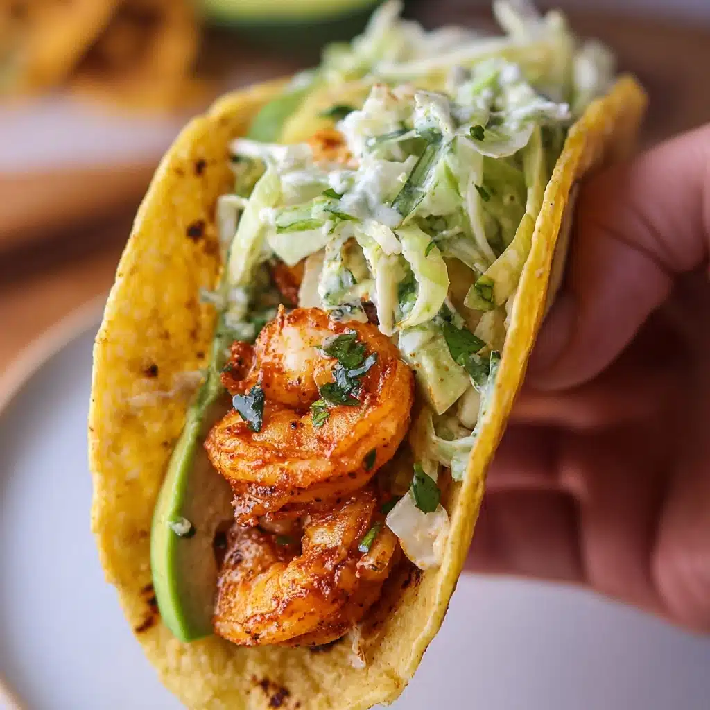 Cilantro Lime Shrimp Tacos with Creamy Slaw Recipe - Recipe Image