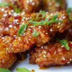 Crispy Chinese Honey Garlic Chicken (30 Minutes) Recipe