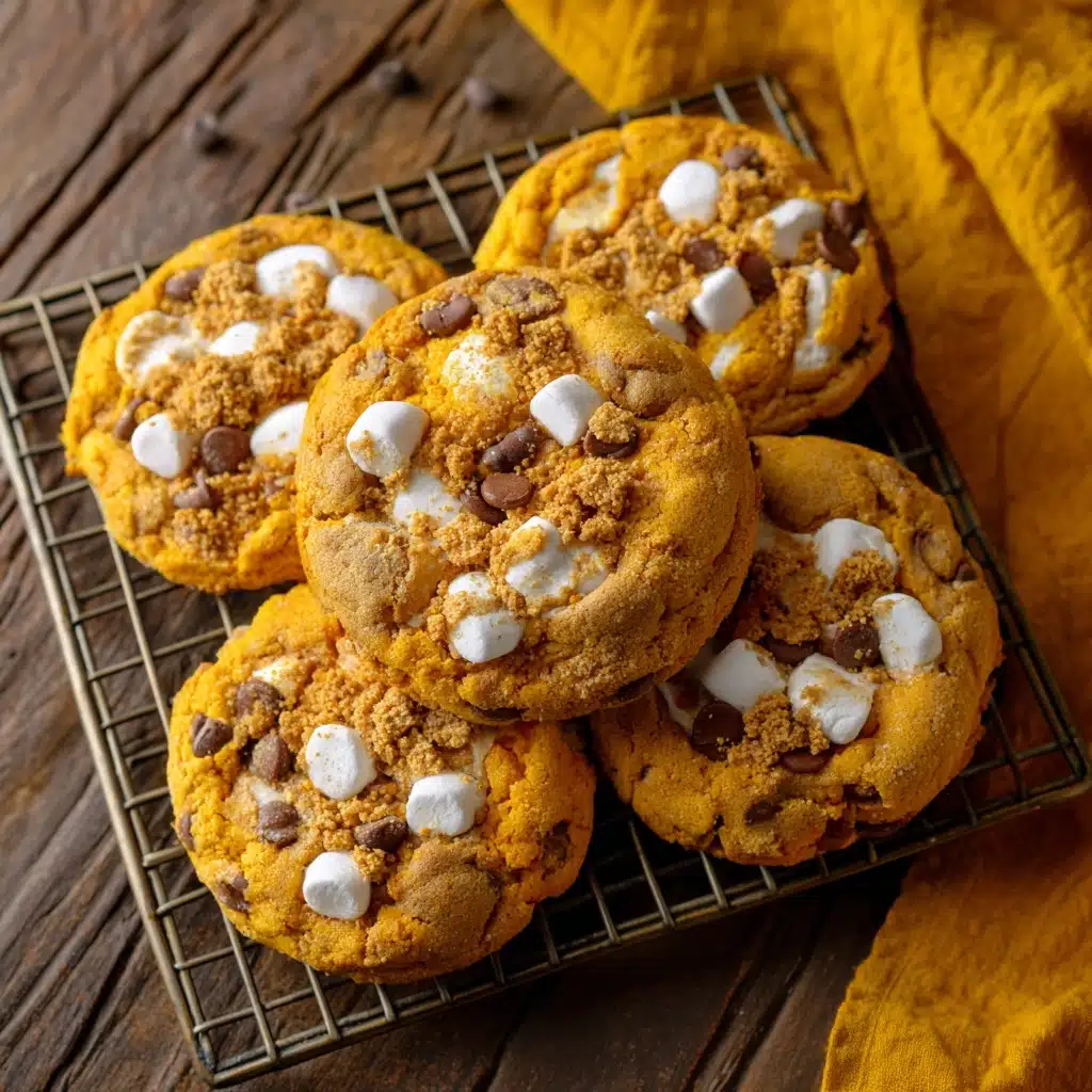 Pumpkin S'mores Cookies Recipe - Recipe Image
