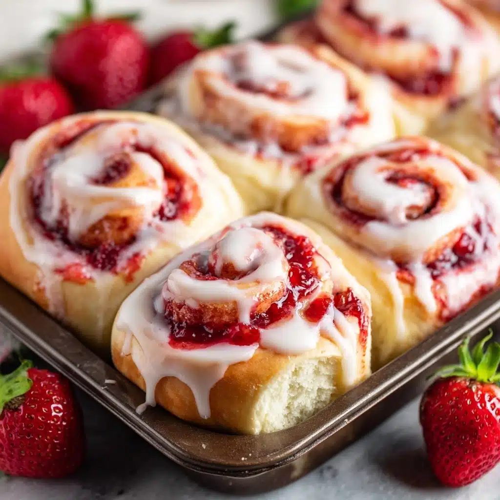 Strawberry Cheesecake Cinnabon Rolls Recipe