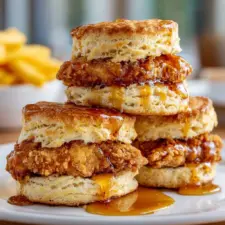 Hot Honey Chicken Biscuits Recipe
