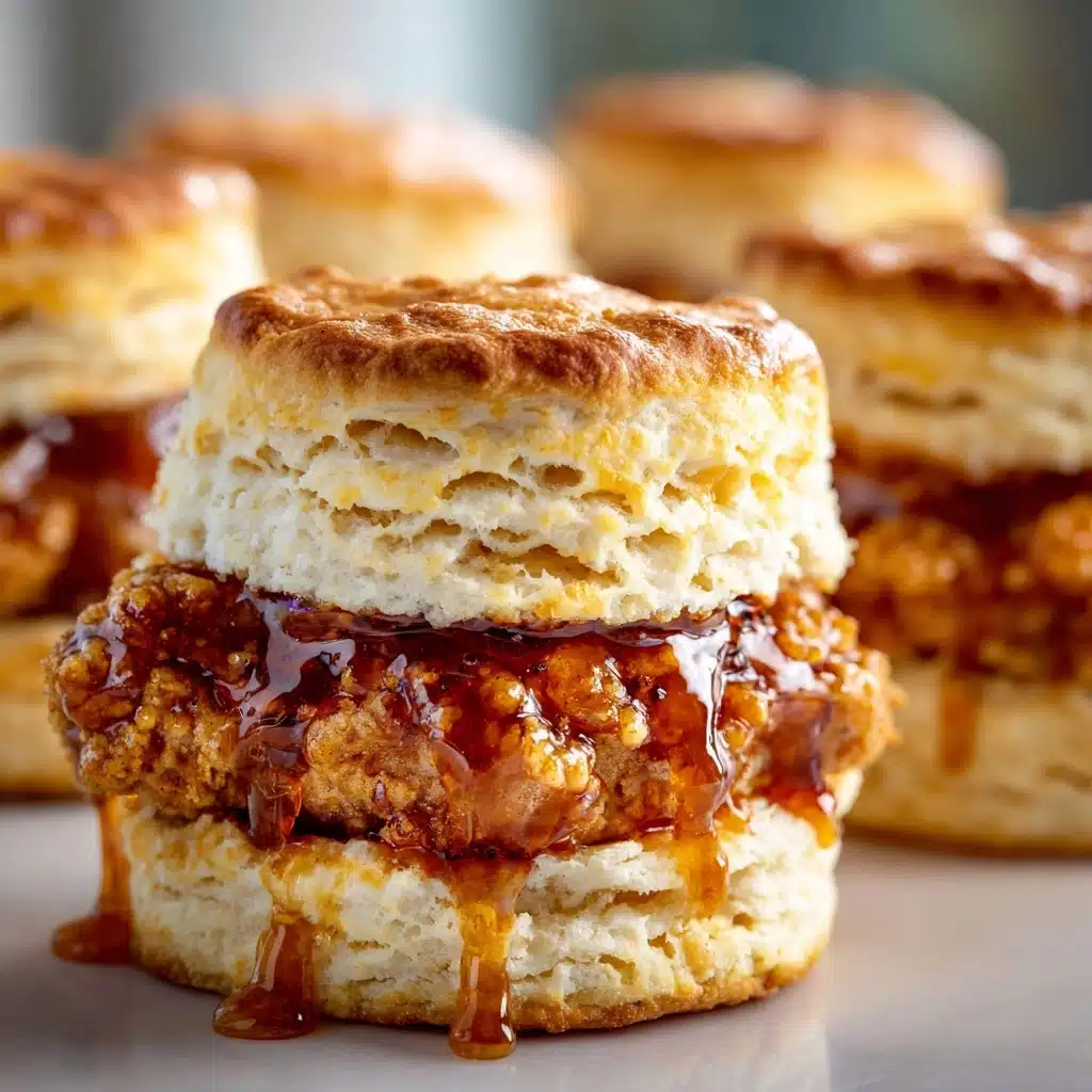 Hot Honey Chicken Biscuits Recipe - Recipe Image