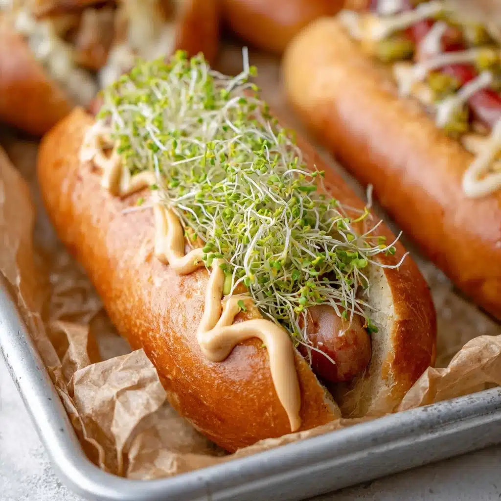 Quick and Easy Sourdough Discard Hot Dog Buns Recipe - Recipe Image