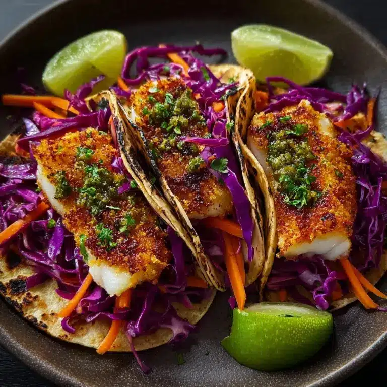 Fish Tacos with Cabbage Slaw: A Delicious & Easy Recipe