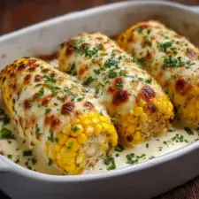 Cheesy Garlic Butter Corn on the Cob in 15 Minutes Recipe
