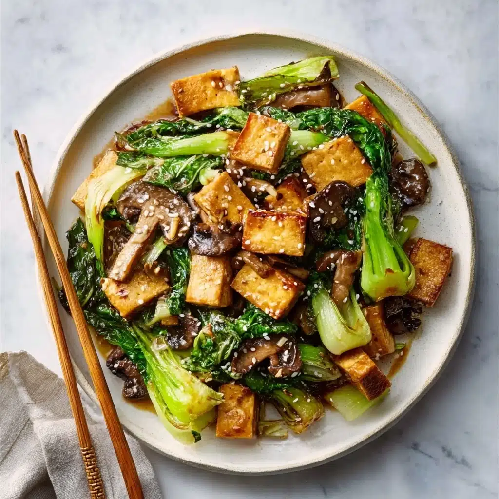Tofu Mushroom Stir Fry Recipe