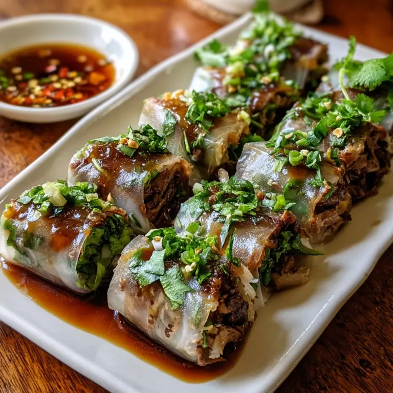 Thai Basil Beef Rolls Recipe