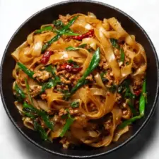Street Style Thai Drunken Noodles Recipe