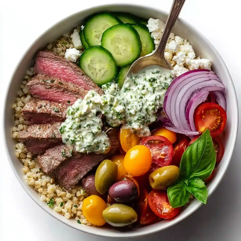 Mediterranean Steak Bowl Recipe - Recipe Image