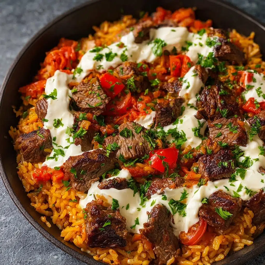 Steak Queso Rice : A Flavorful Recipe - Recipe Image