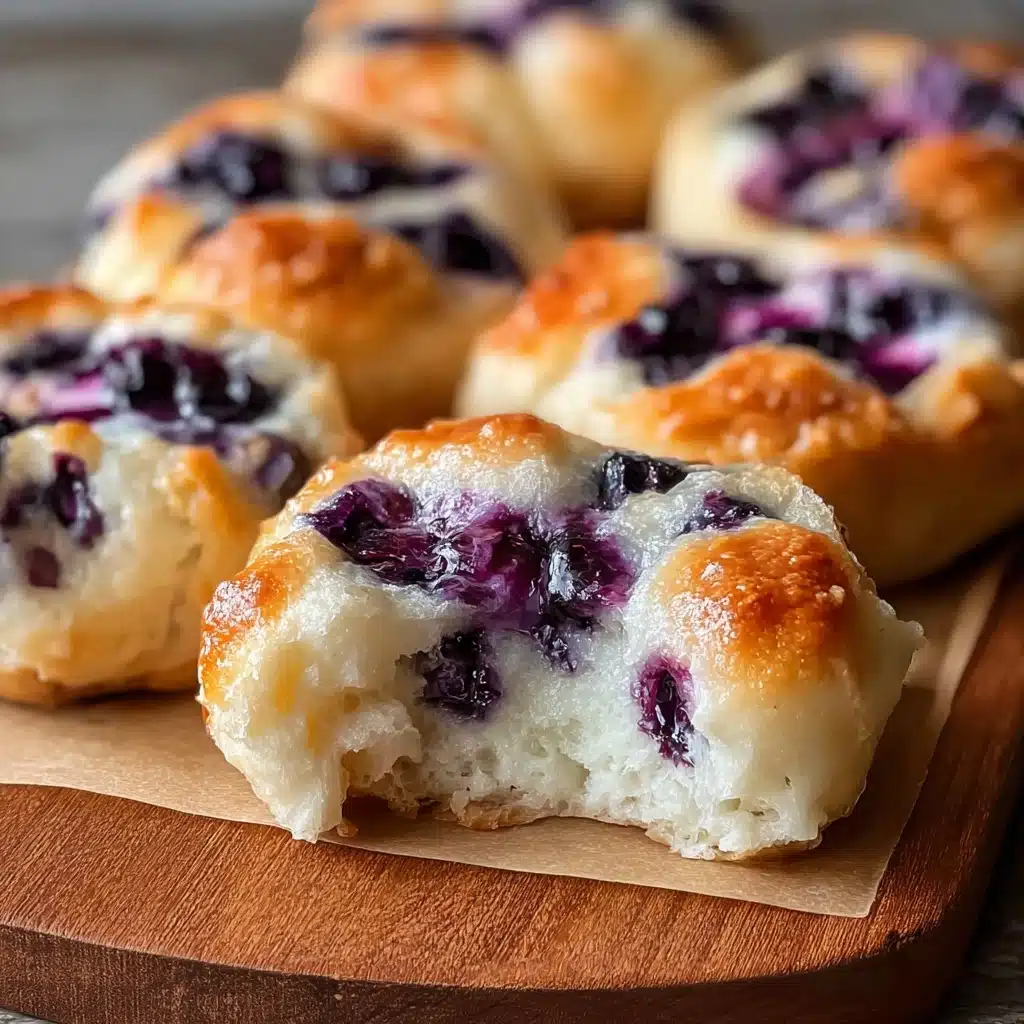 Fluffy Cottage Cheese Blueberry Cloud Bread Recipe