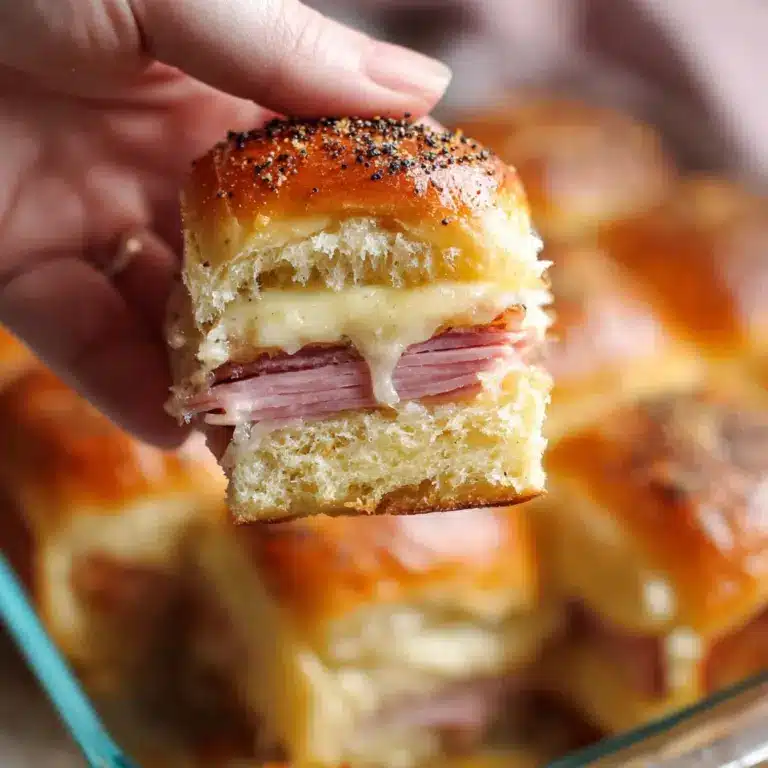 Ham and Havarti Cheese Sliders Recipe