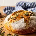 Pumpkin No Knead Bread Recipe