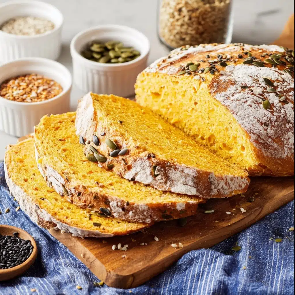 Pumpkin No Knead Bread Recipe - Recipe Image