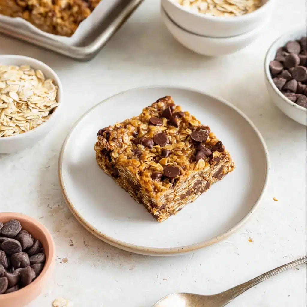 Banana Oatmeal Bars Recipe - Recipe Image