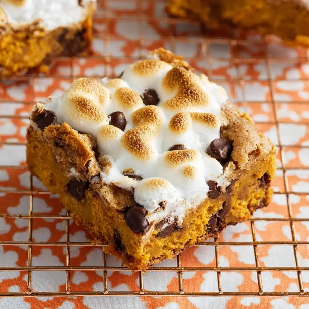 Pumpkin S'mores Bars Recipe - Recipe Image