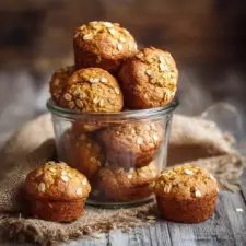 Gluten Free Banana Oat Mini Muffins Recipe
