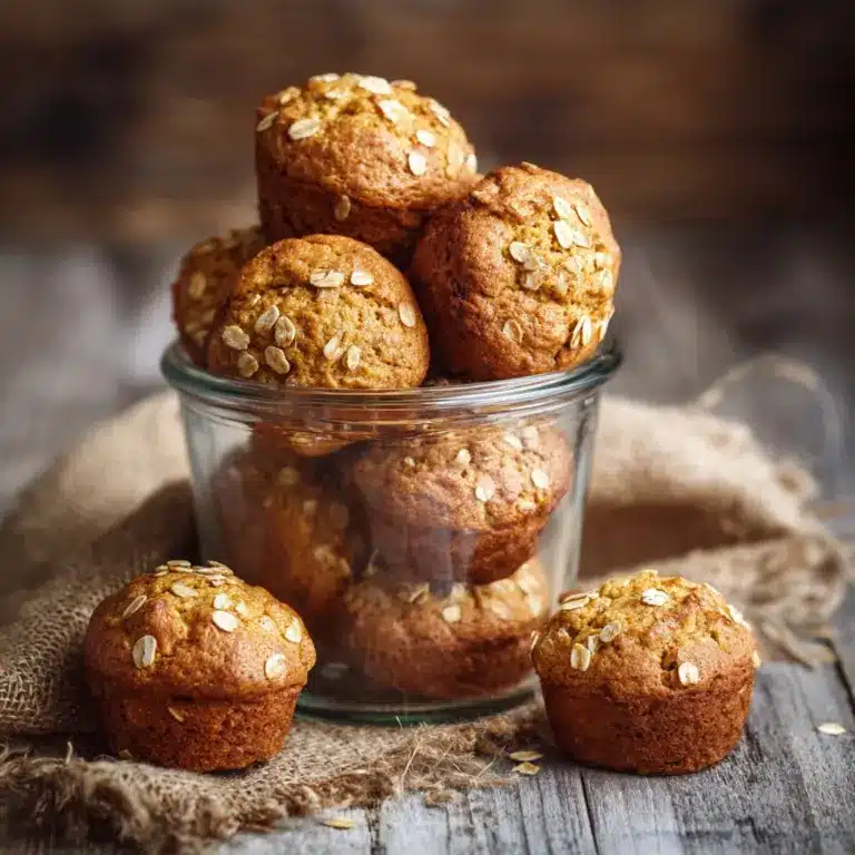 Gluten Free Banana Oat Mini Muffins Recipe