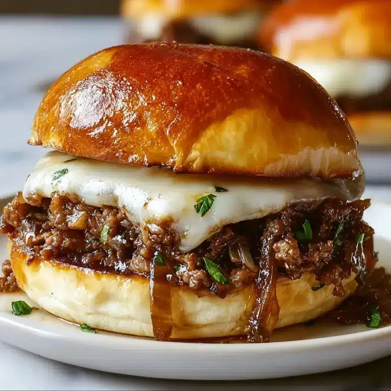 Irresistible French Onion Beef Sloppy Joes Recipe