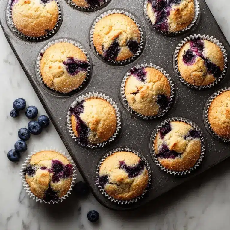 Homemade Blueberry Protein Muffins Recipe