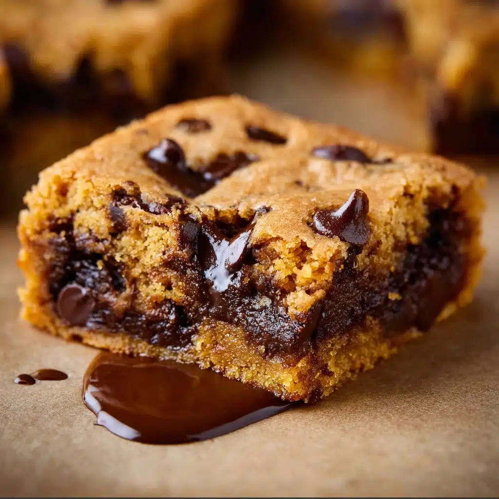 Fudgy Pumpkin Chocolate Chip Bars (Pumpkin Blondies) Recipe - Recipe Image
