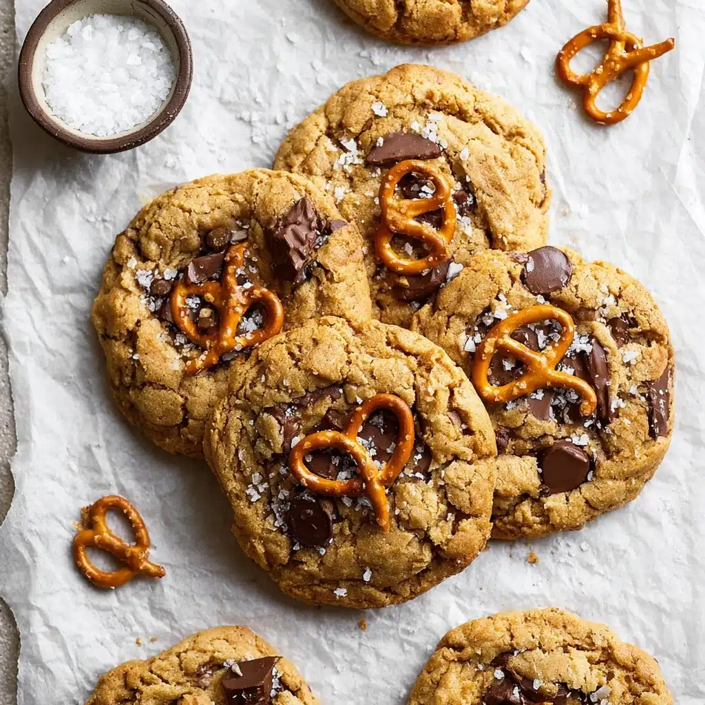 Peanut Butter Pretzel Cookies Recipe - Recipe Image