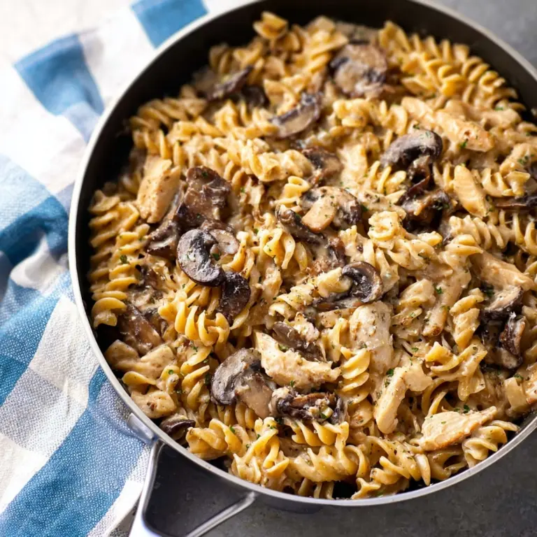 Healthy 20-Minute Chicken and Mushroom Stroganoff Recipe