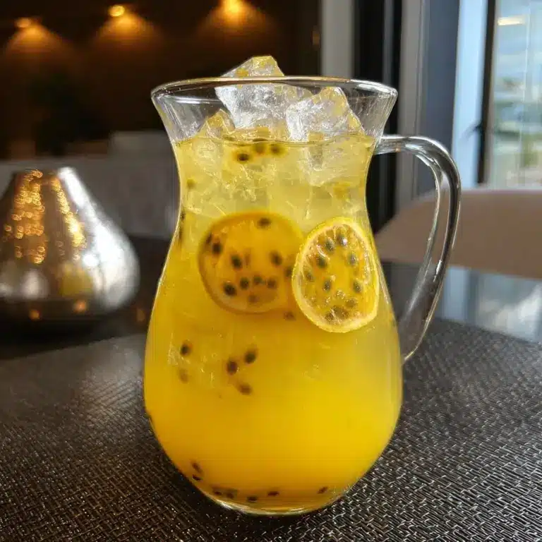 PASSION FRUIT LEMONADE Recipe