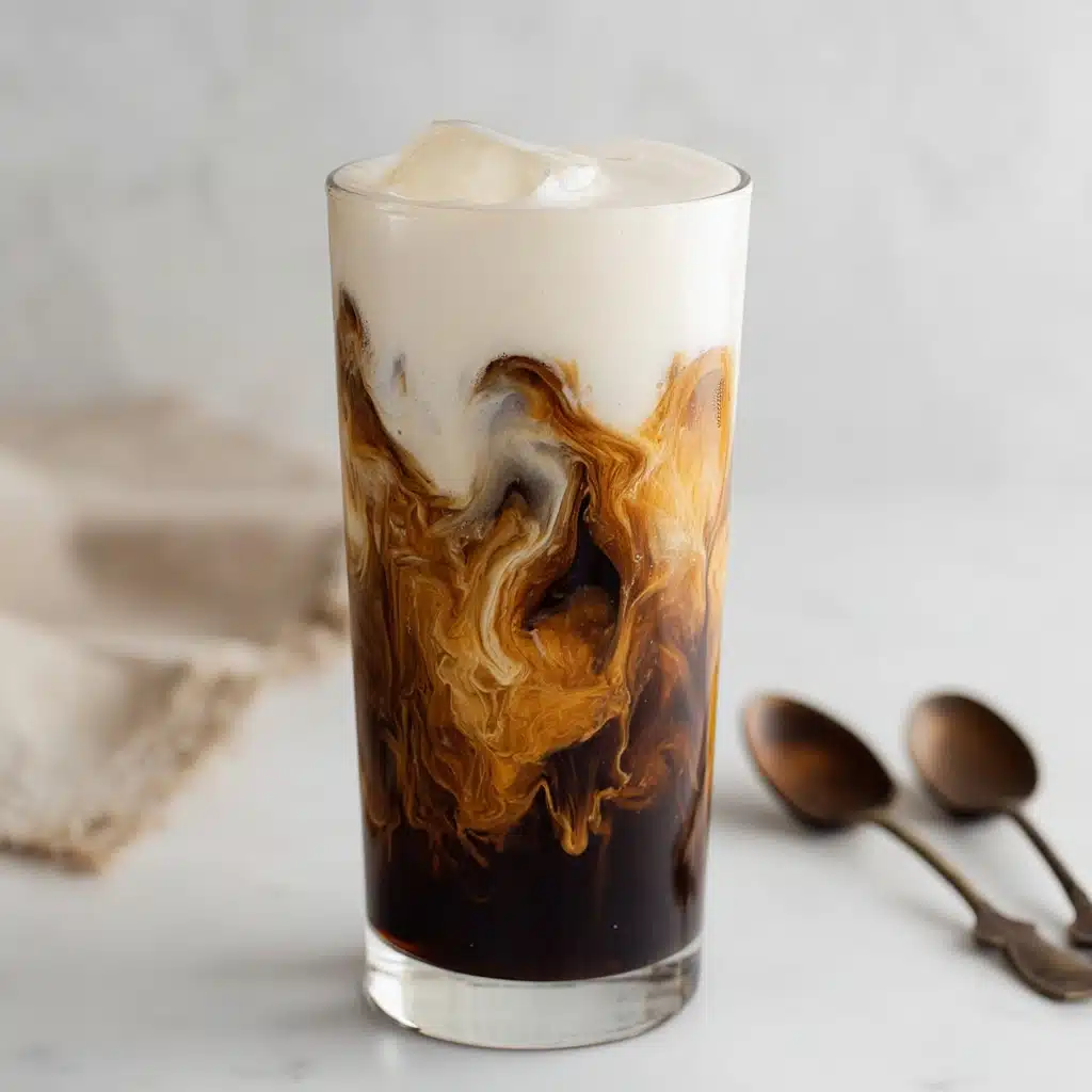 Whipped Vanilla Sweet Cream Cold Foam with Cold Brew Coffee Recipe - Recipe Image