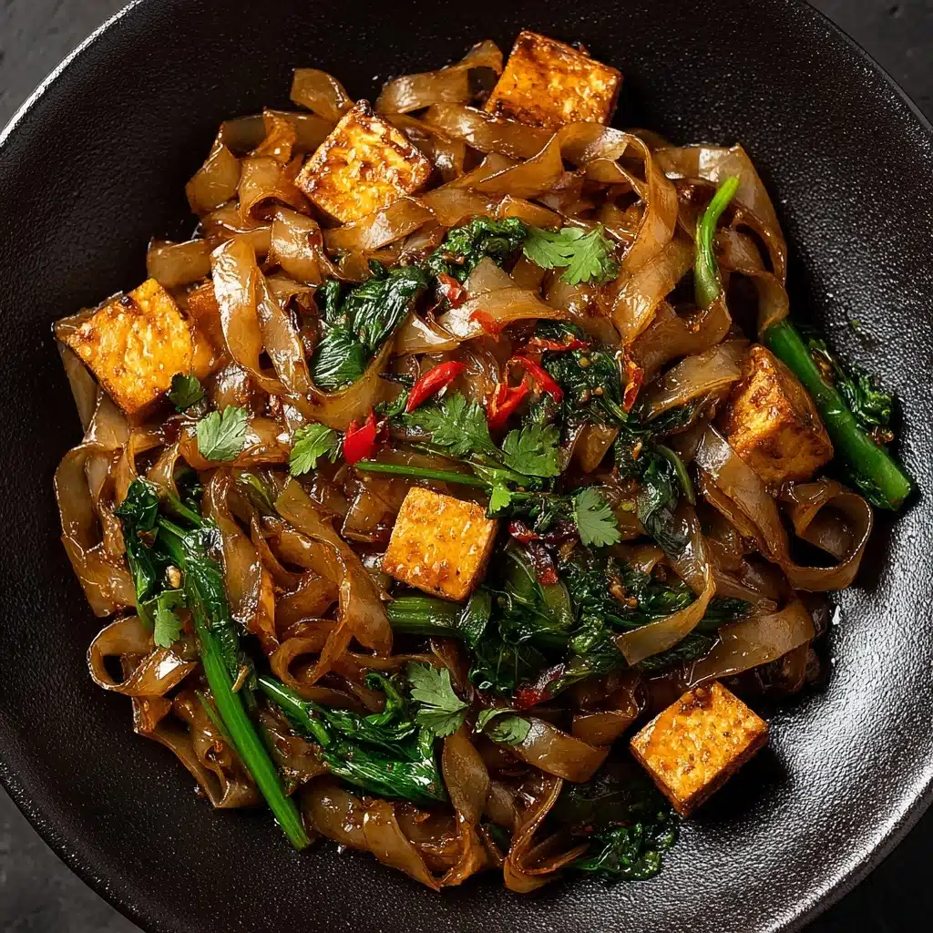 Street Style Thai Drunken Noodles Recipe - Recipe Image