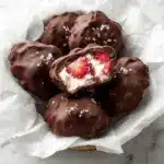 Chocolate Strawberry Frozen Yogurt Bites Recipe