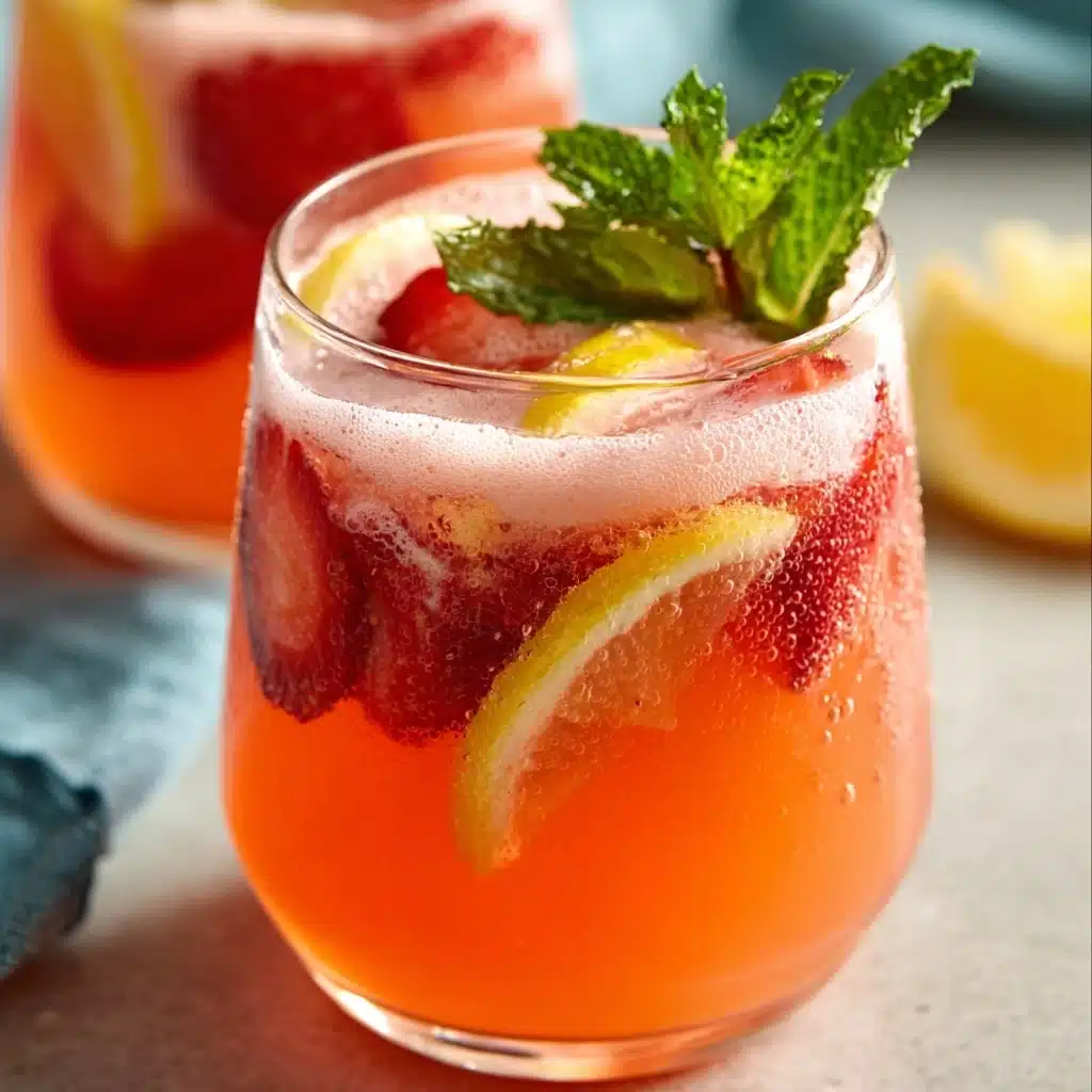 Homemade Strawberry Lemonade Recipe - Recipe Image