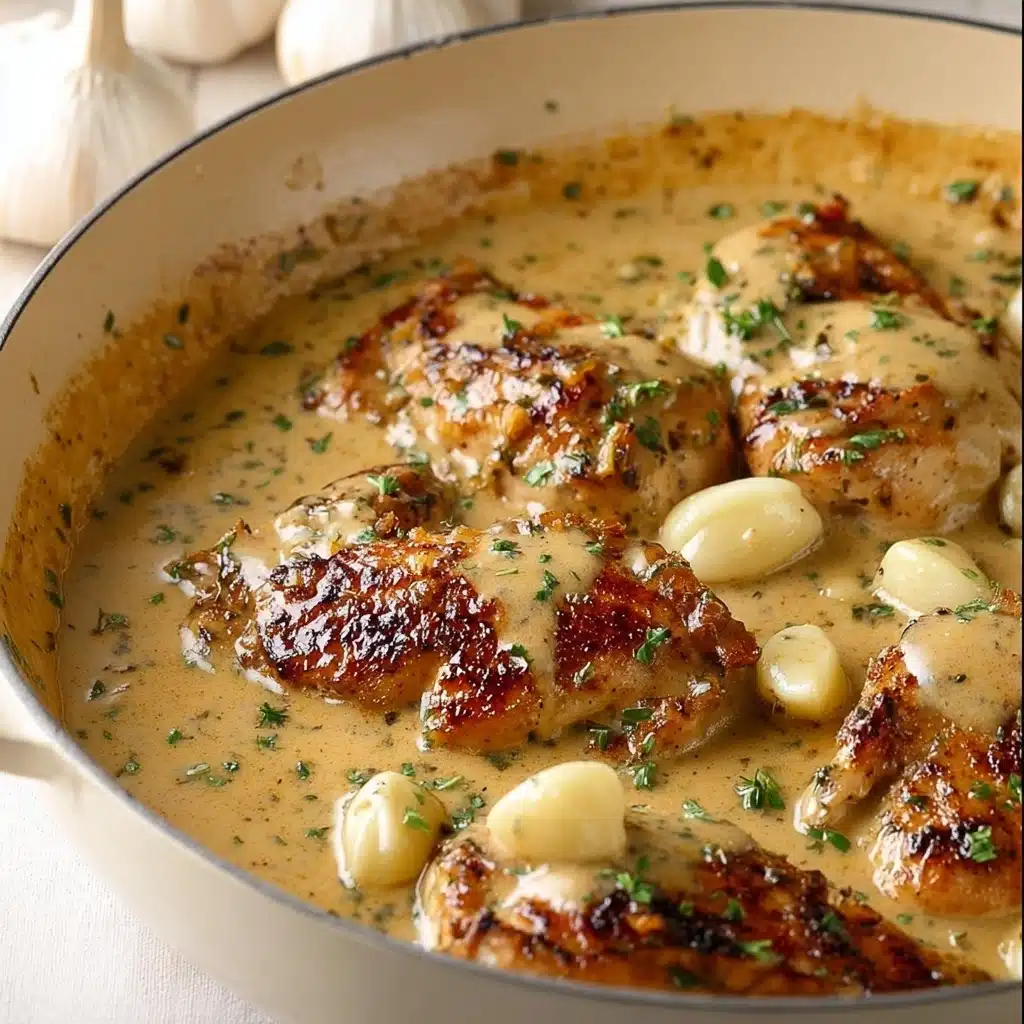 Creamy Garlic Chicken Recipe - Recipe Image