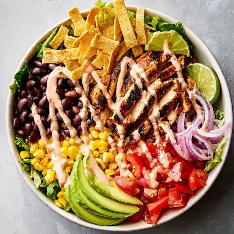 Spicy Southwest Salad (with Spicy Ranch Dressing) Recipe