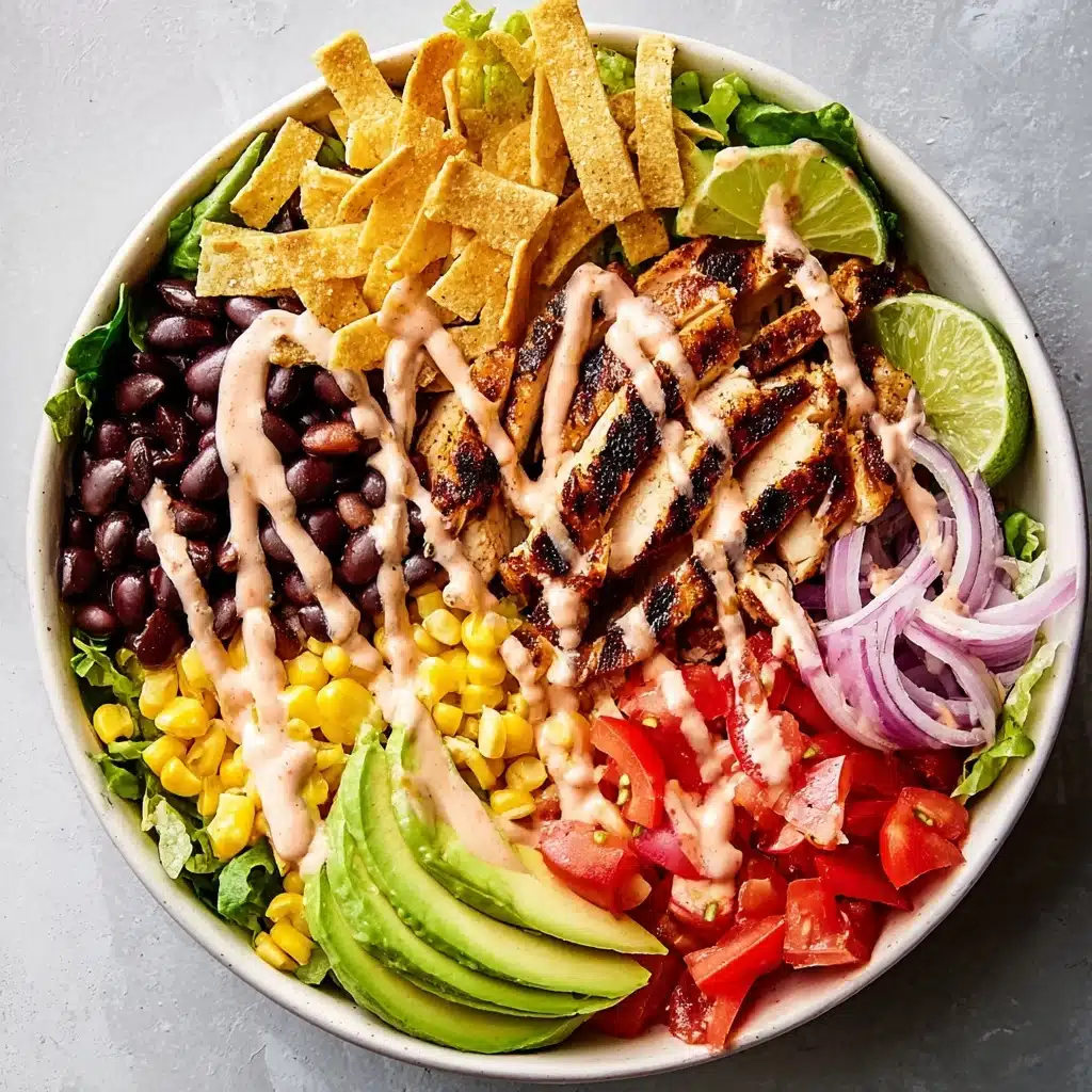 Spicy Southwest Salad (with Spicy Ranch Dressing) Recipe - Recipe Image