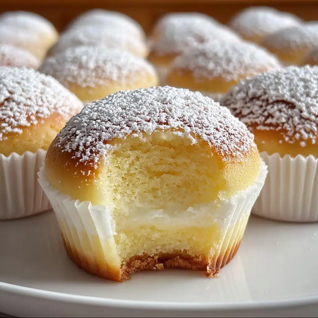 Fluffy Japanese Cotton Cheesecake Cupcakes Recipe - Recipe Image