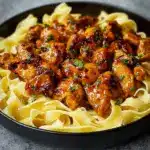 Spicy Cajun Honey Butter Chicken & Pasta Recipe