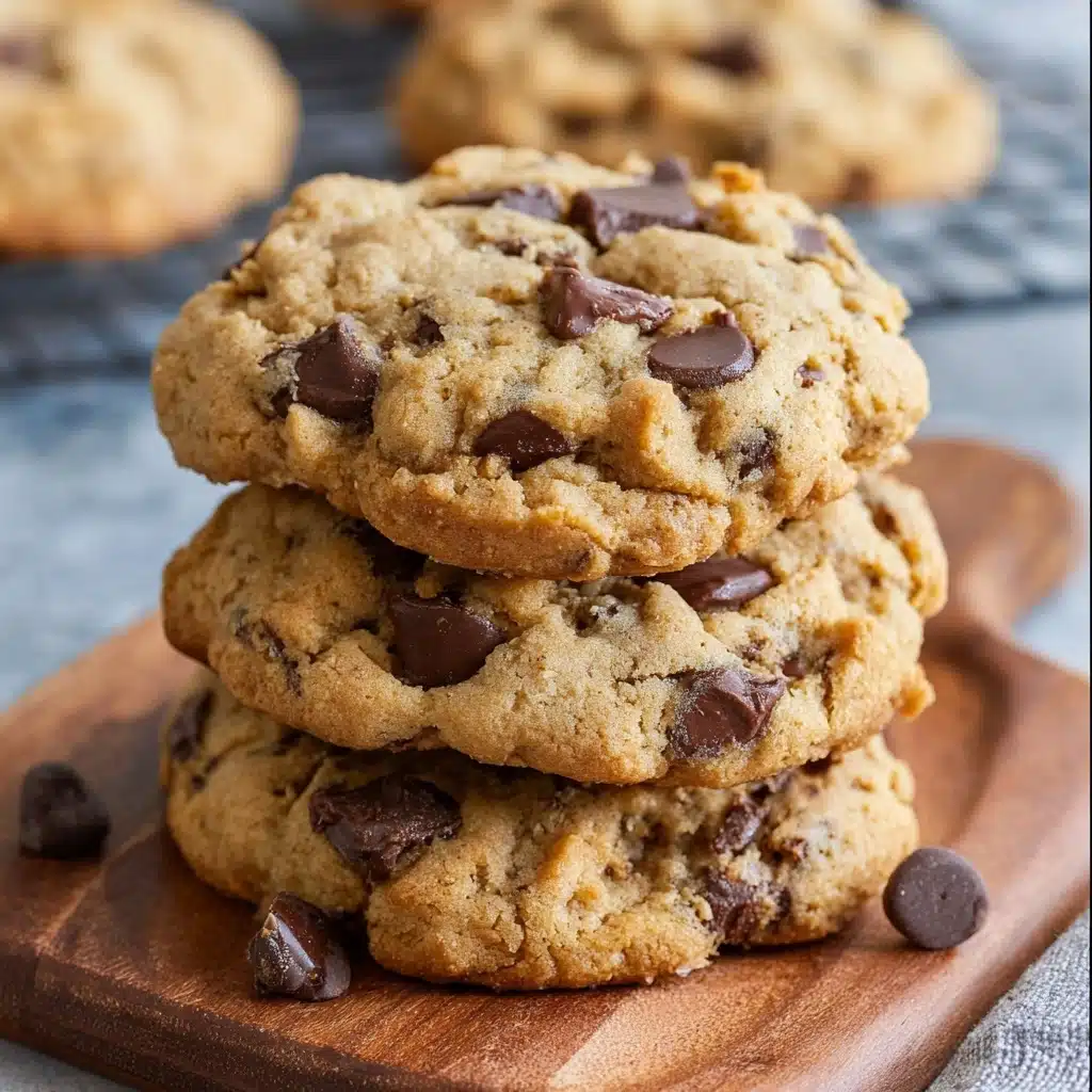 Easy Peanut Butter Chocolate Chip Cookies Recipe - Recipe Image