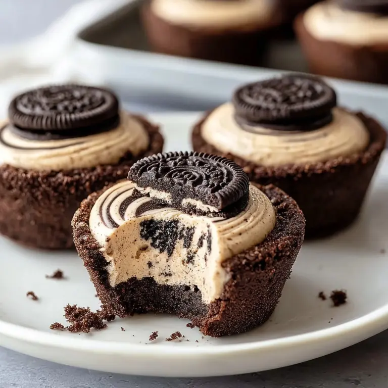Oreo Cheesecake Cookie Cups Recipe