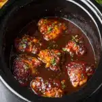 Slow Cooker BBQ Chicken Thighs Recipe
