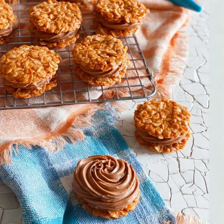 Caramel Cornflake Cookie Sandwiches Recipe